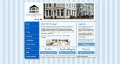 Desktop Screenshot of hotelhetprincenjagt.nl